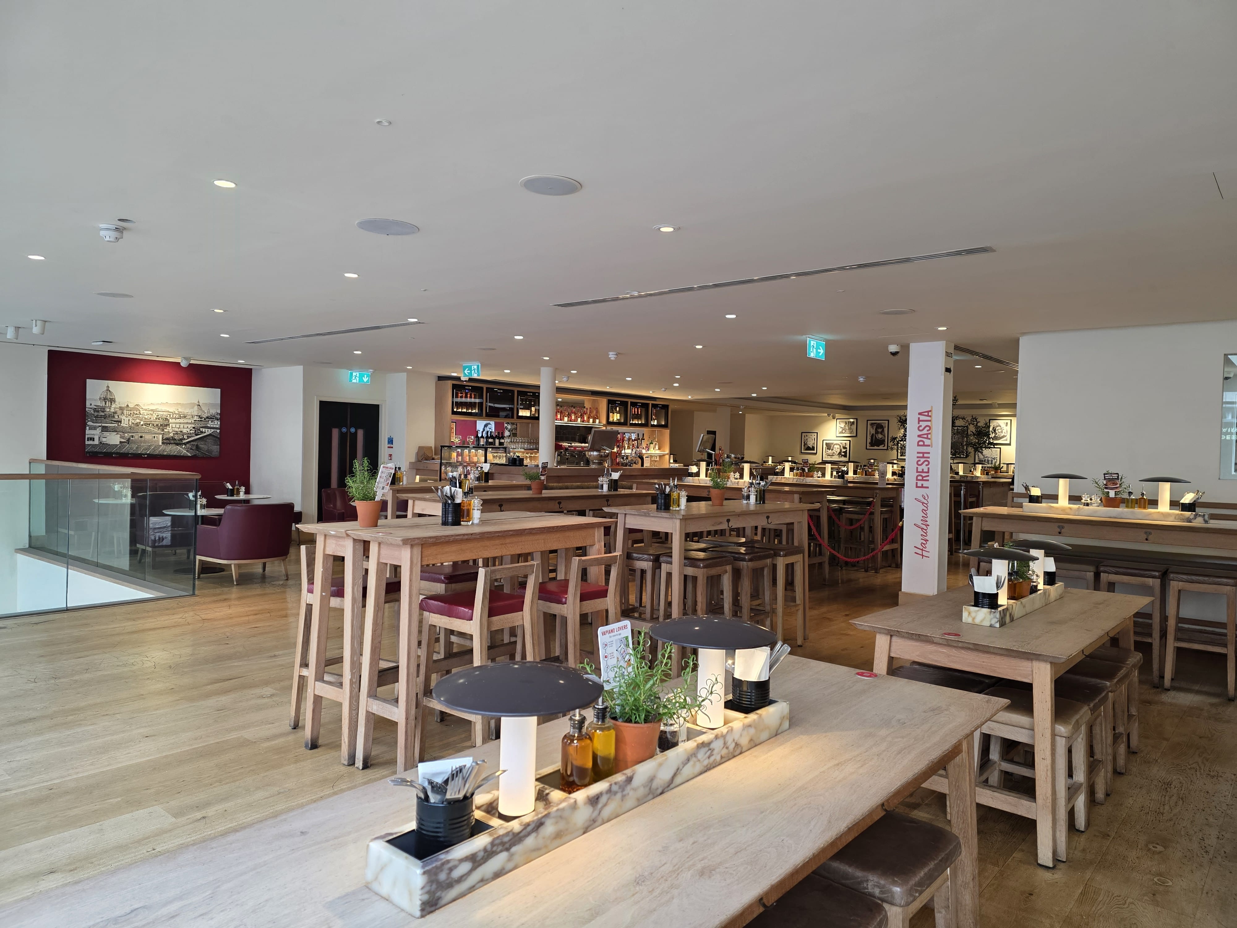 Window View at Vapiano Great Portland Street 1