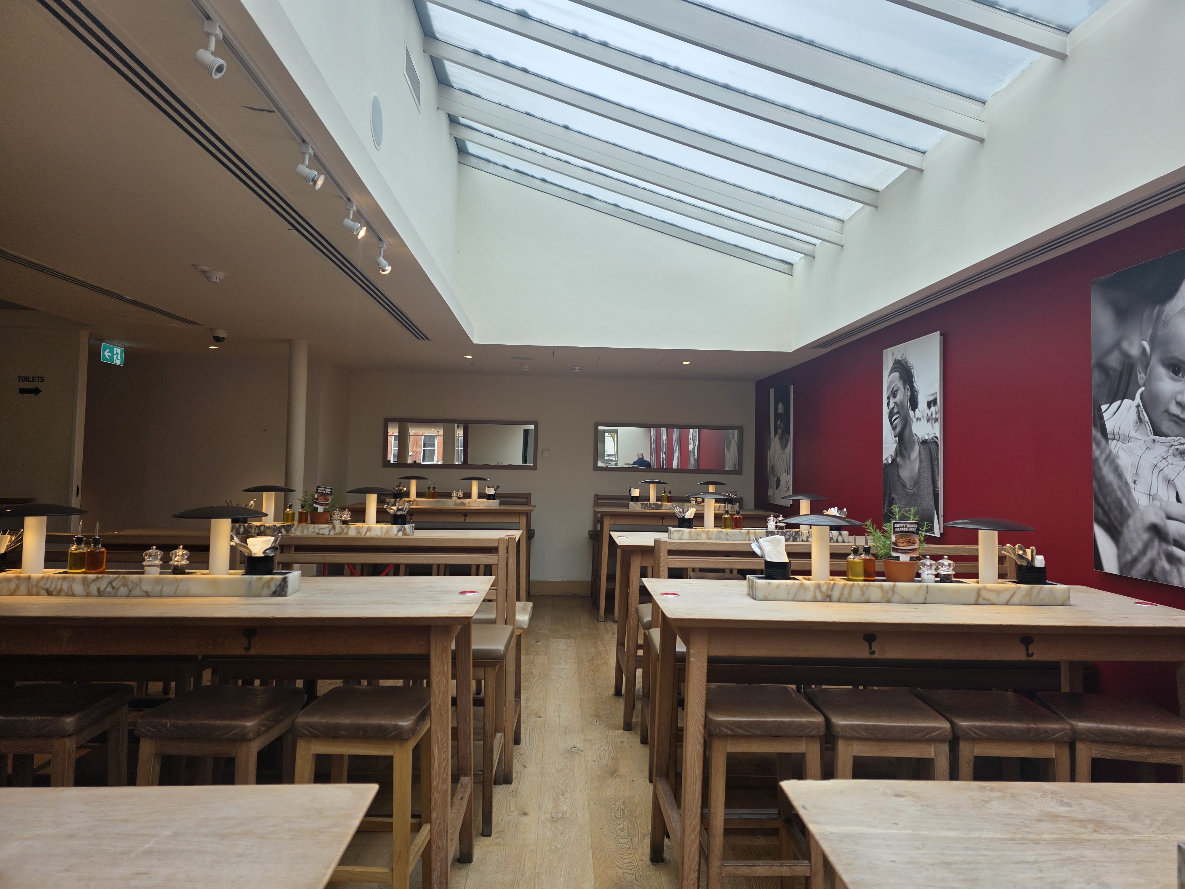 Sky Light at Vapiano Great Portland Street 1