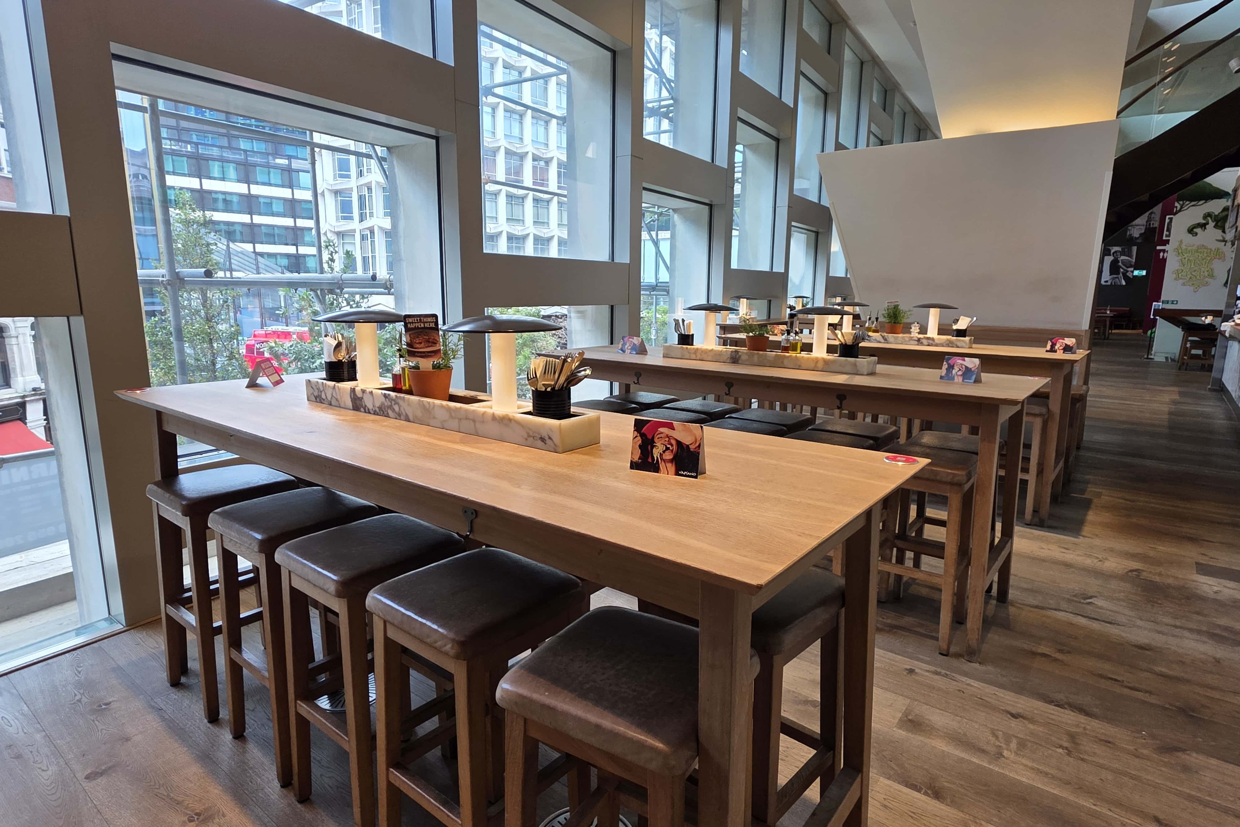 Window View at Vapiano Tottenham Court Road 2