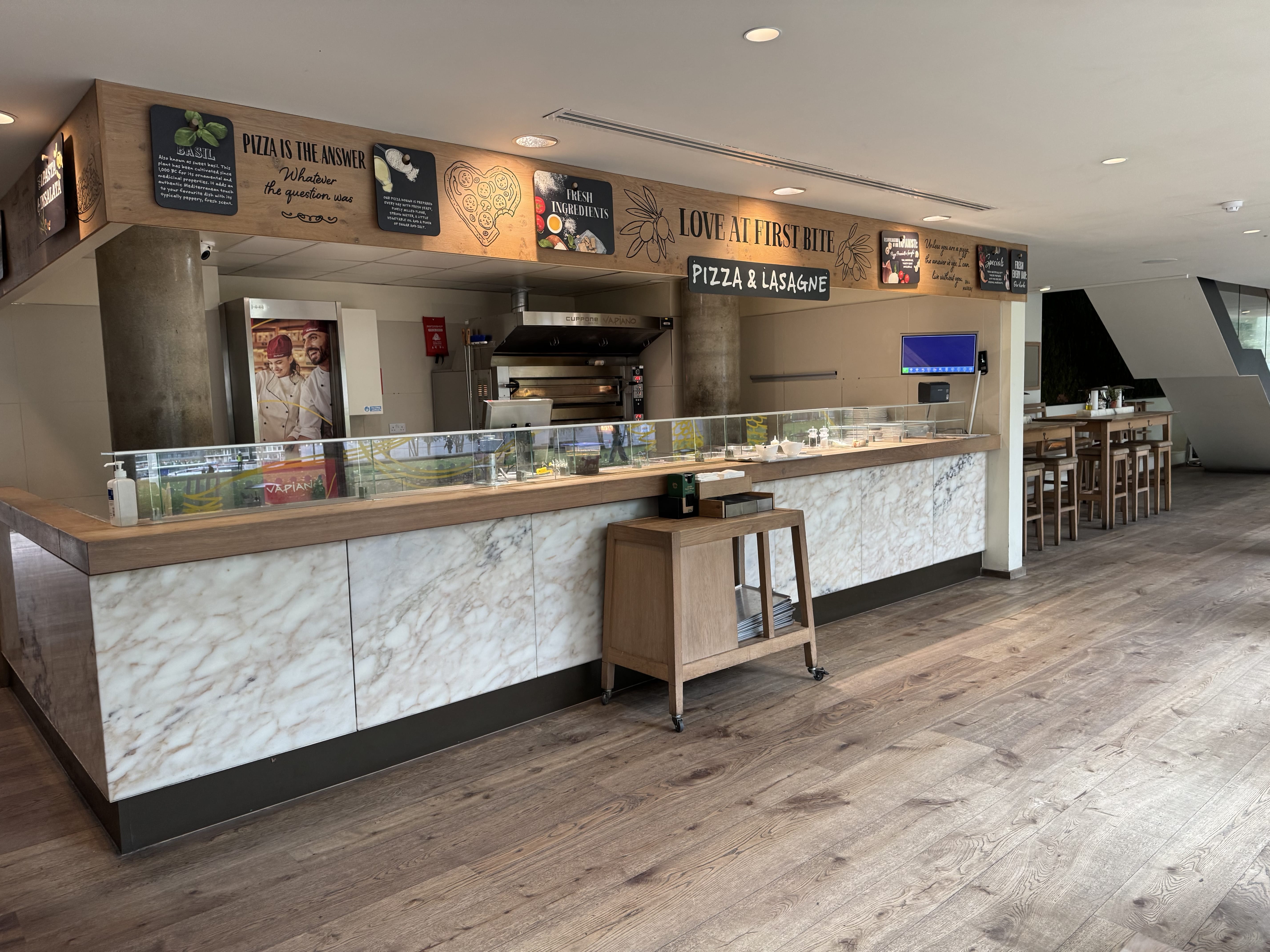 Ground Floor - Pizza Kitchen at Vapiano Tower Bridge