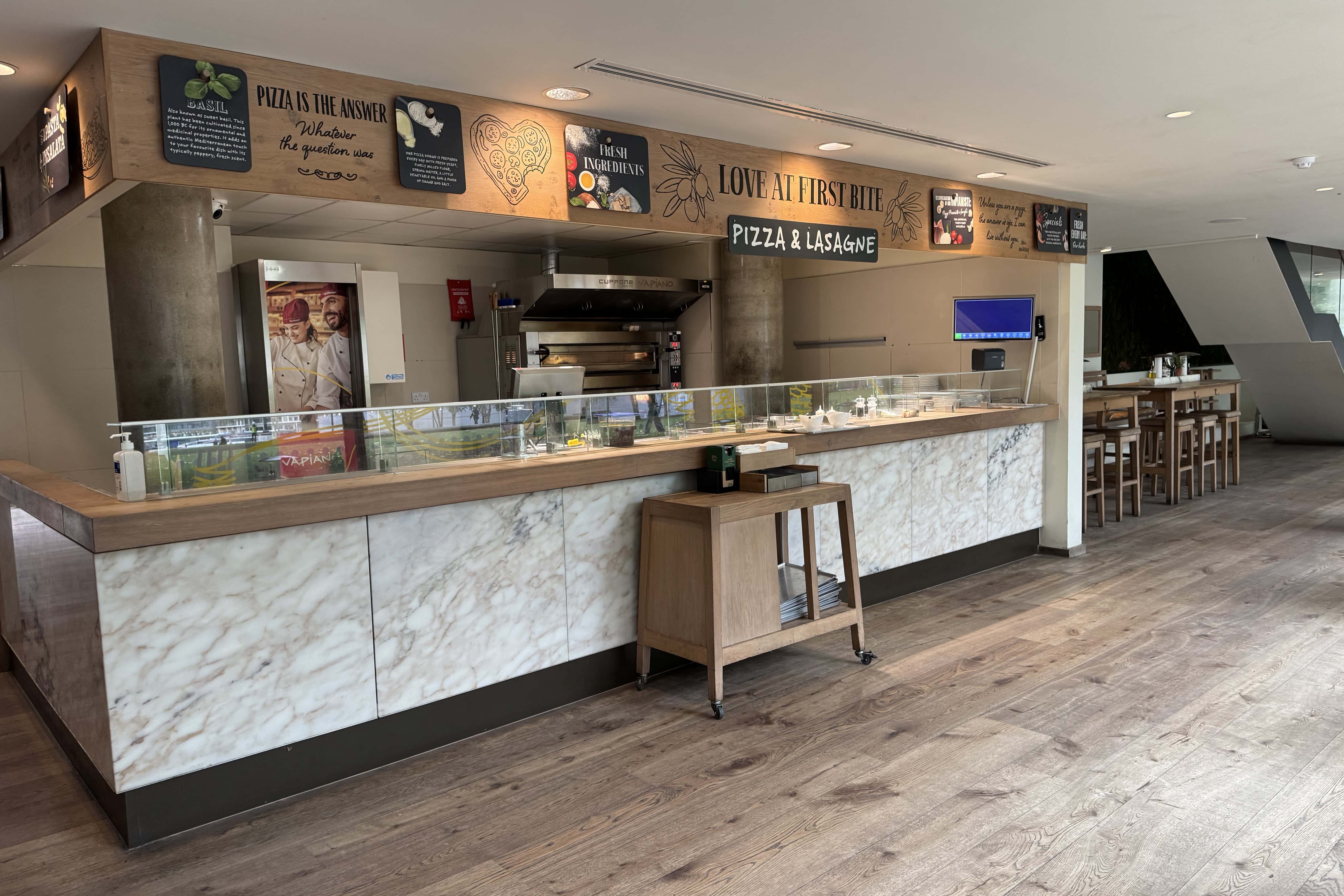 Ground Floor - Pizza Kitchen at Vapiano Tower Bridge 0