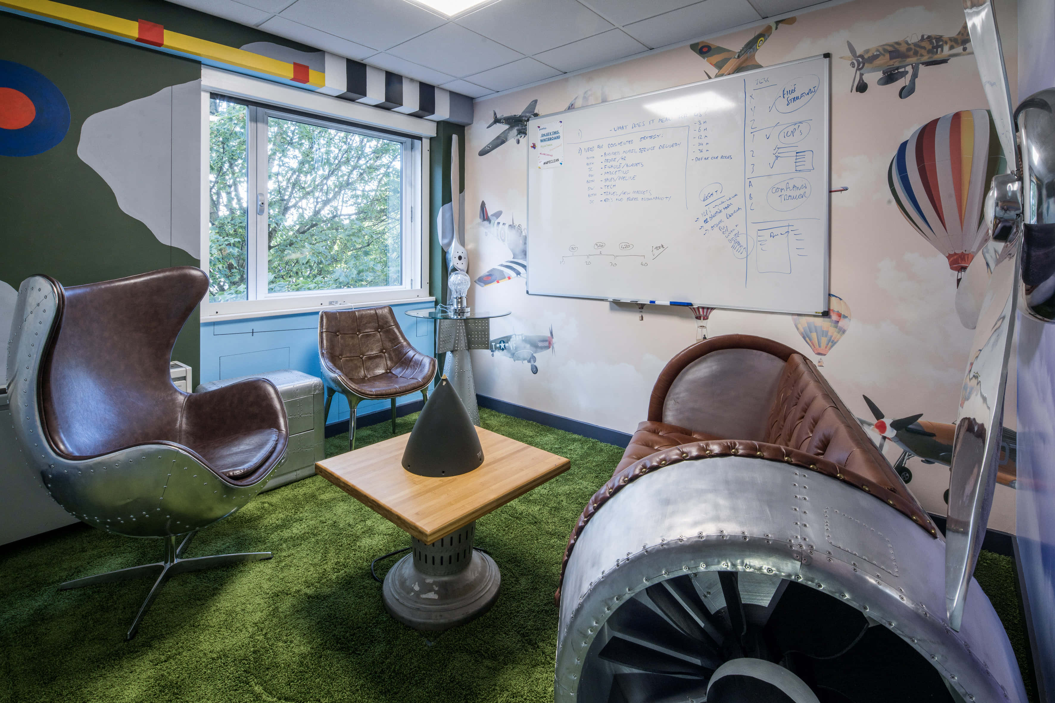 The Aviator Meeting Room at DeskLodge House (3 people) 0