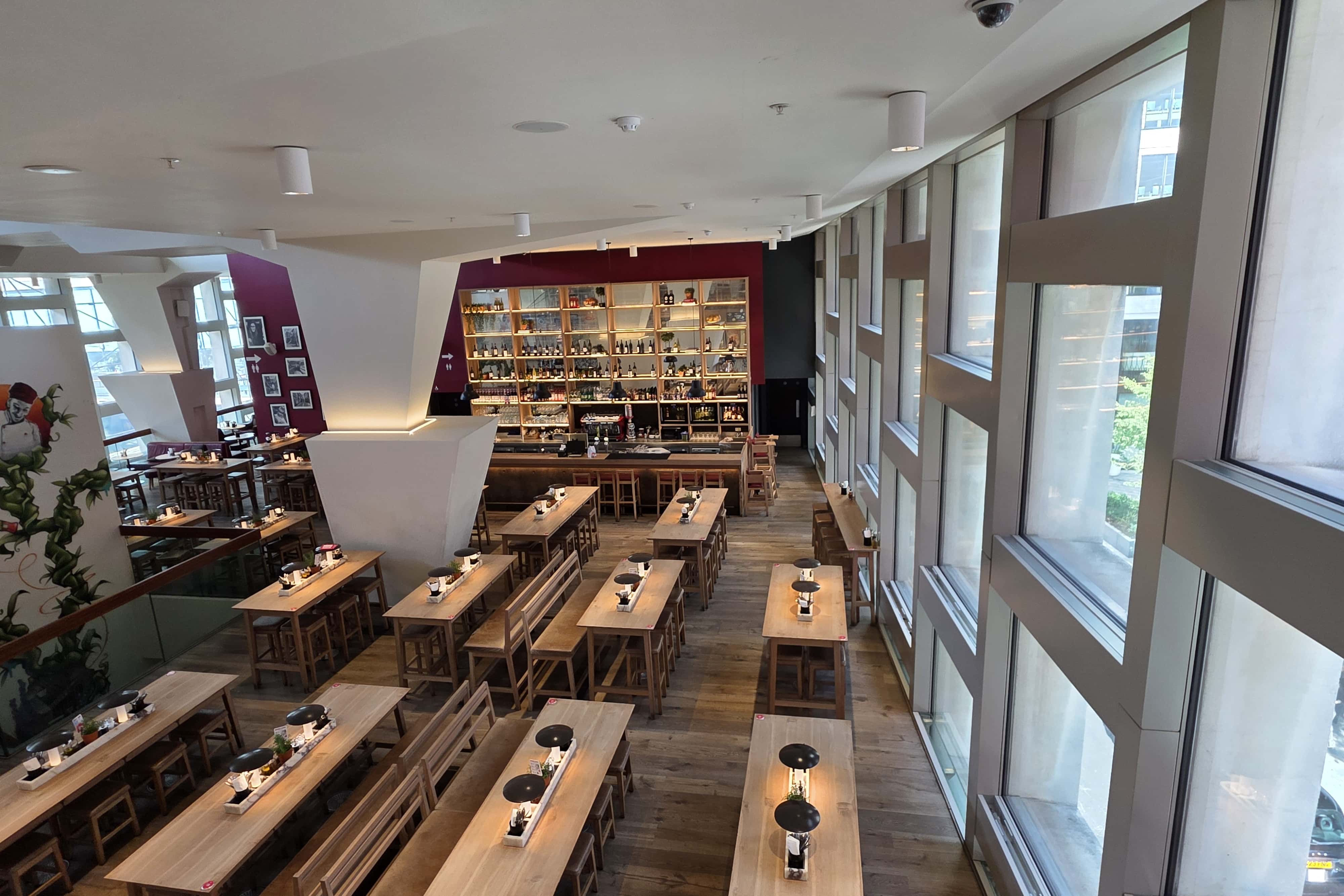 First Floor Bar/Kitchen at Vapiano Tottenham Court Road 4