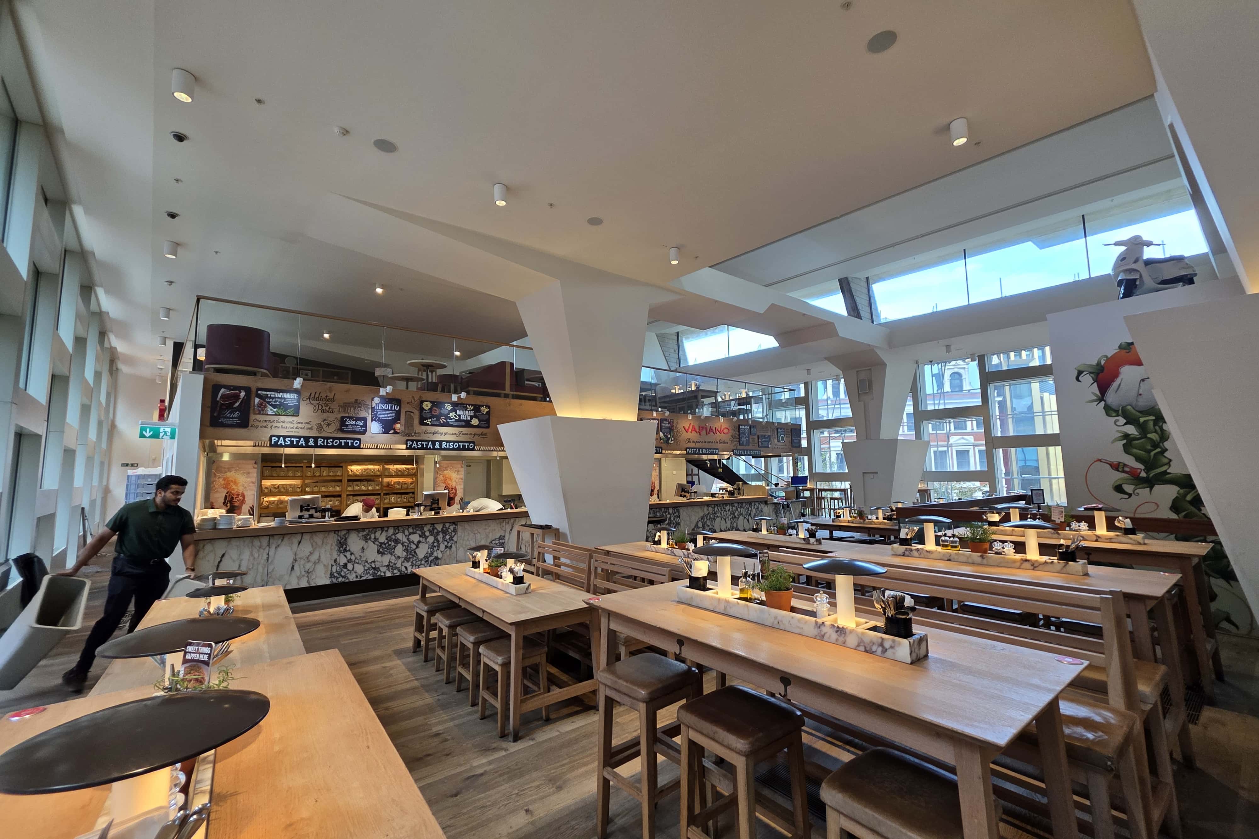 First Floor Bar/Kitchen at Vapiano Tottenham Court Road 7