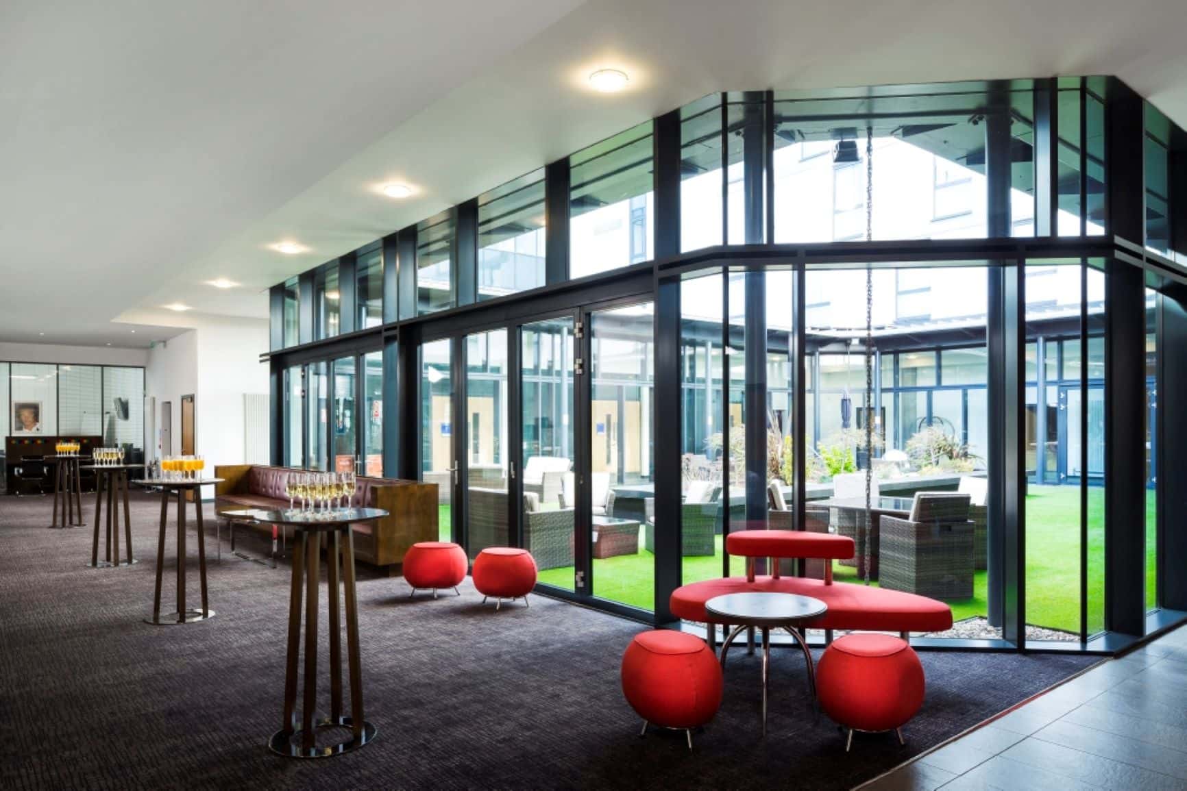 Breakout area and Courtyard 0