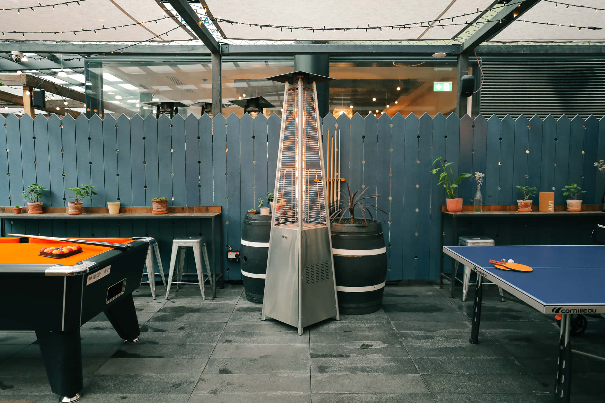 Full Outdoor Games Terrace Hire 5