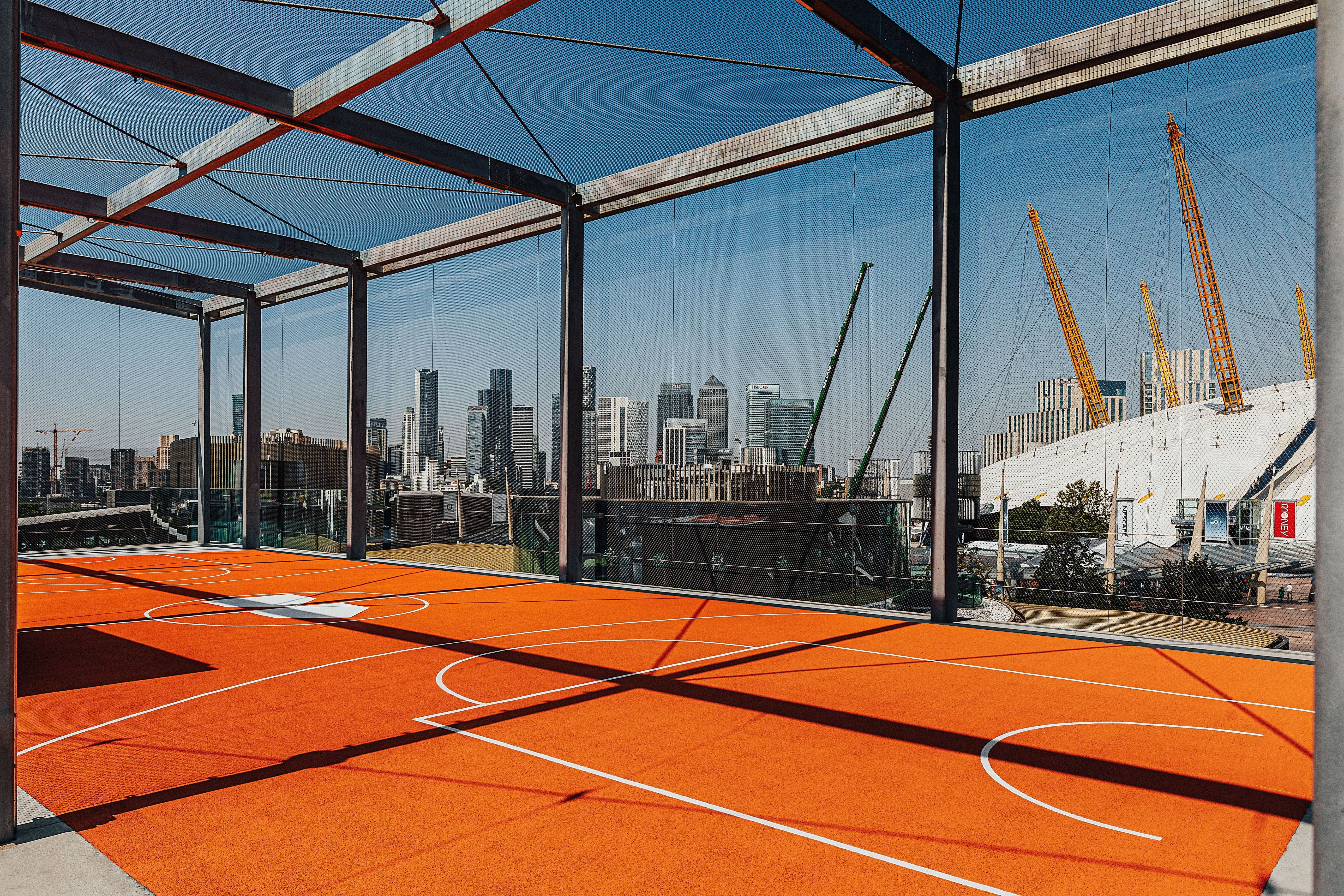 Rooftop Basketball Court