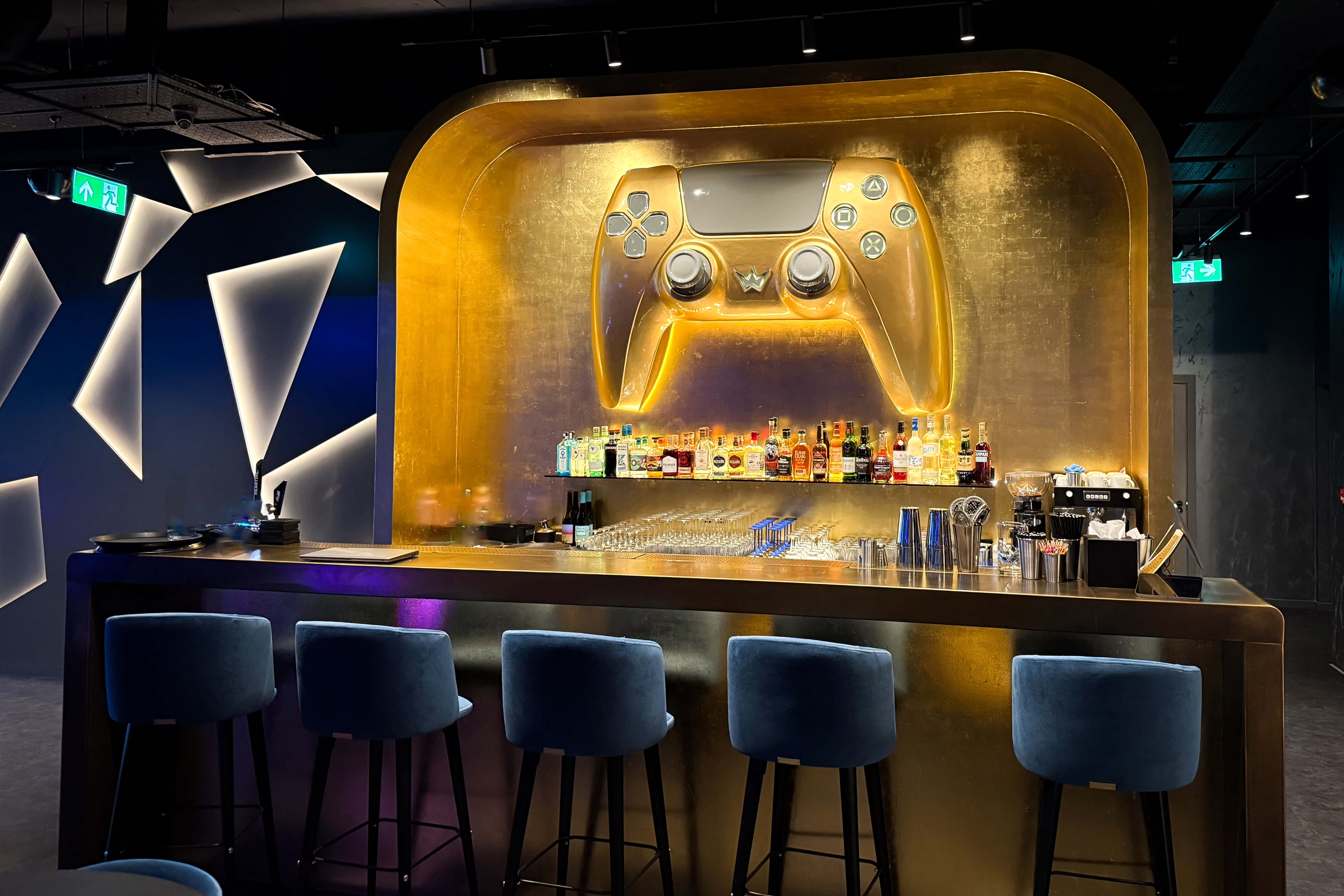 XP Tavern: Full venue with semi private lounges and Premium Golden Bar 4