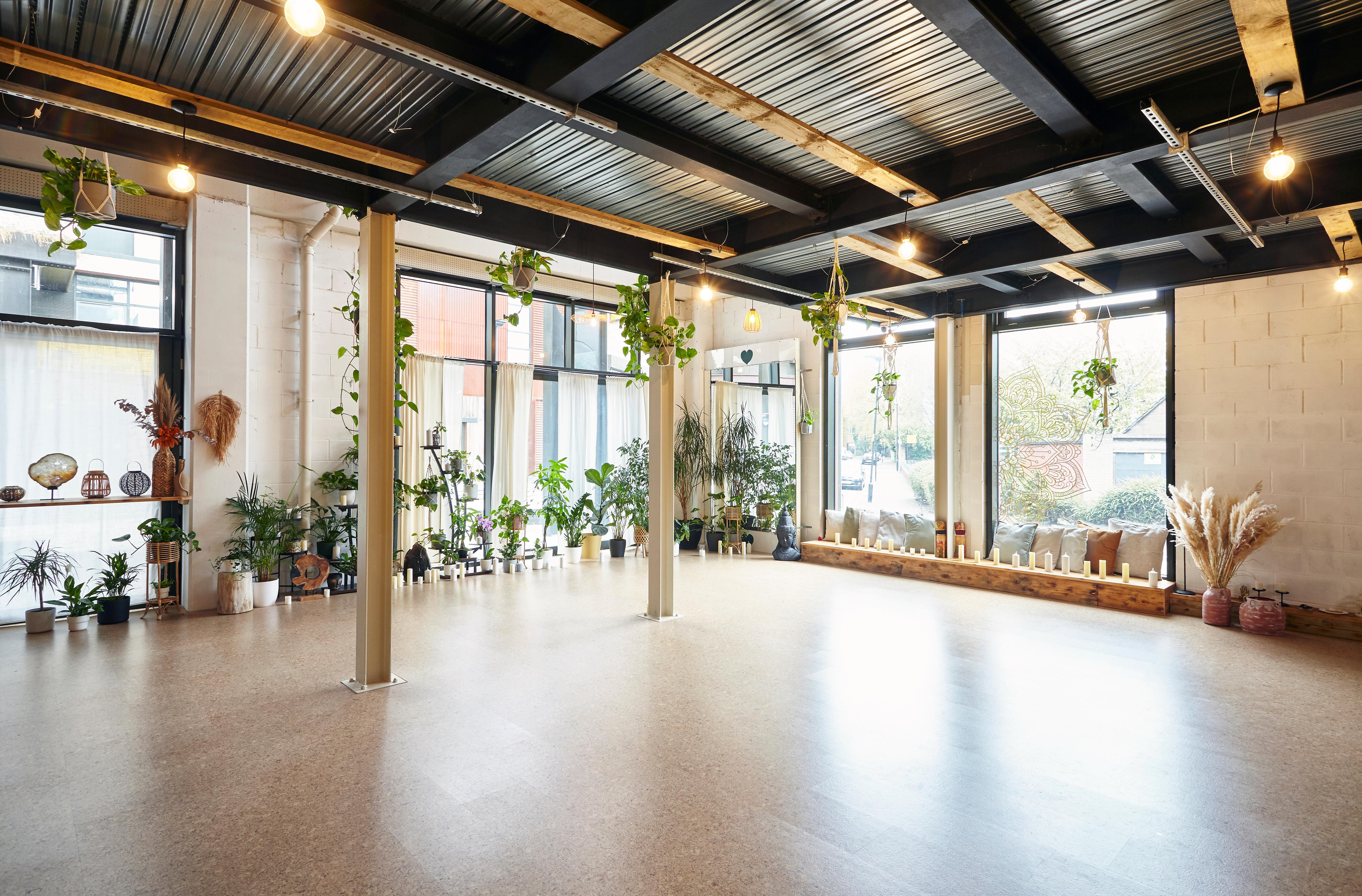 A warm, light-filled wellness studio in the heart of Caxton Works 4