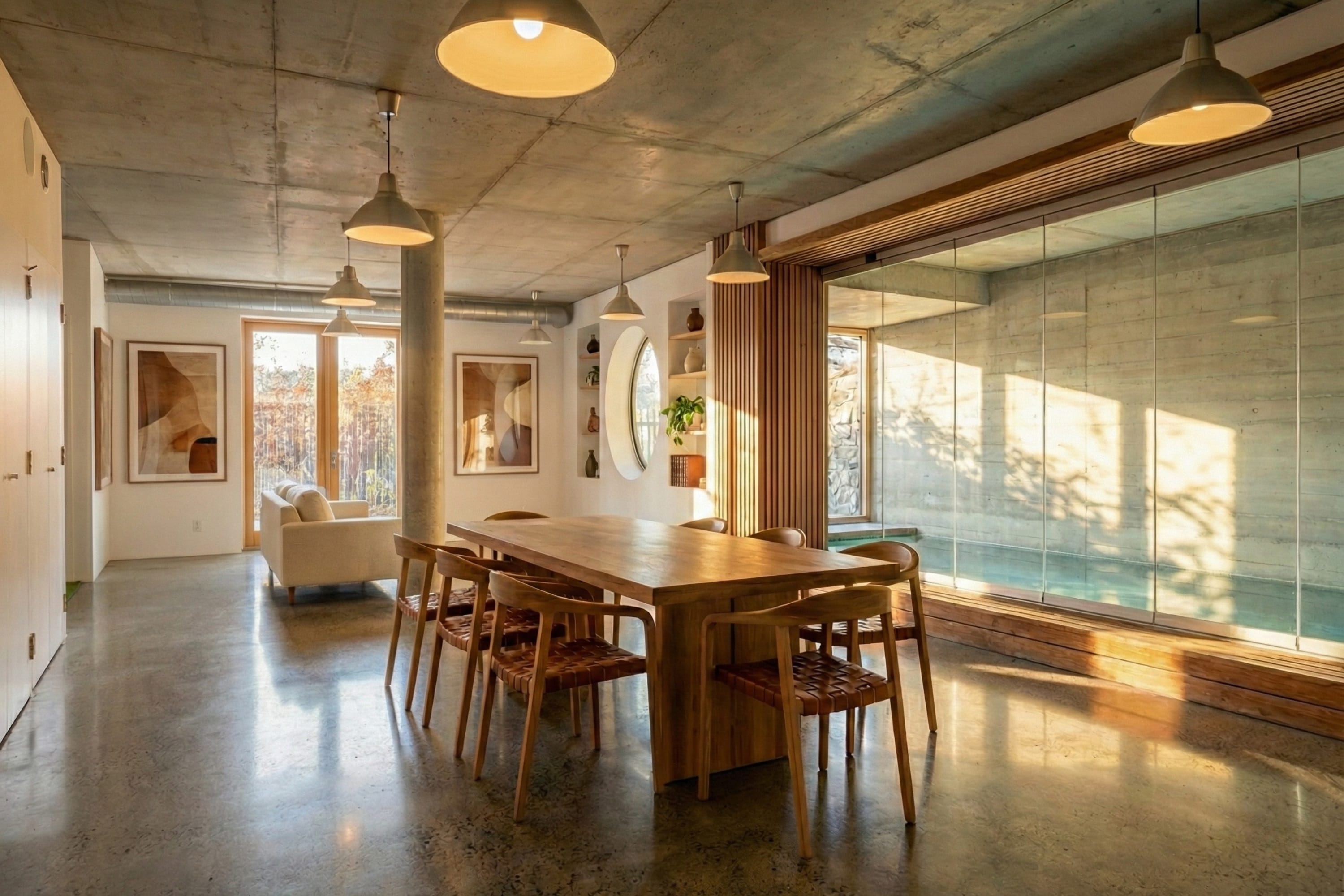 Architectural Home with 12m Indoor Pool & Sauna in West London 3