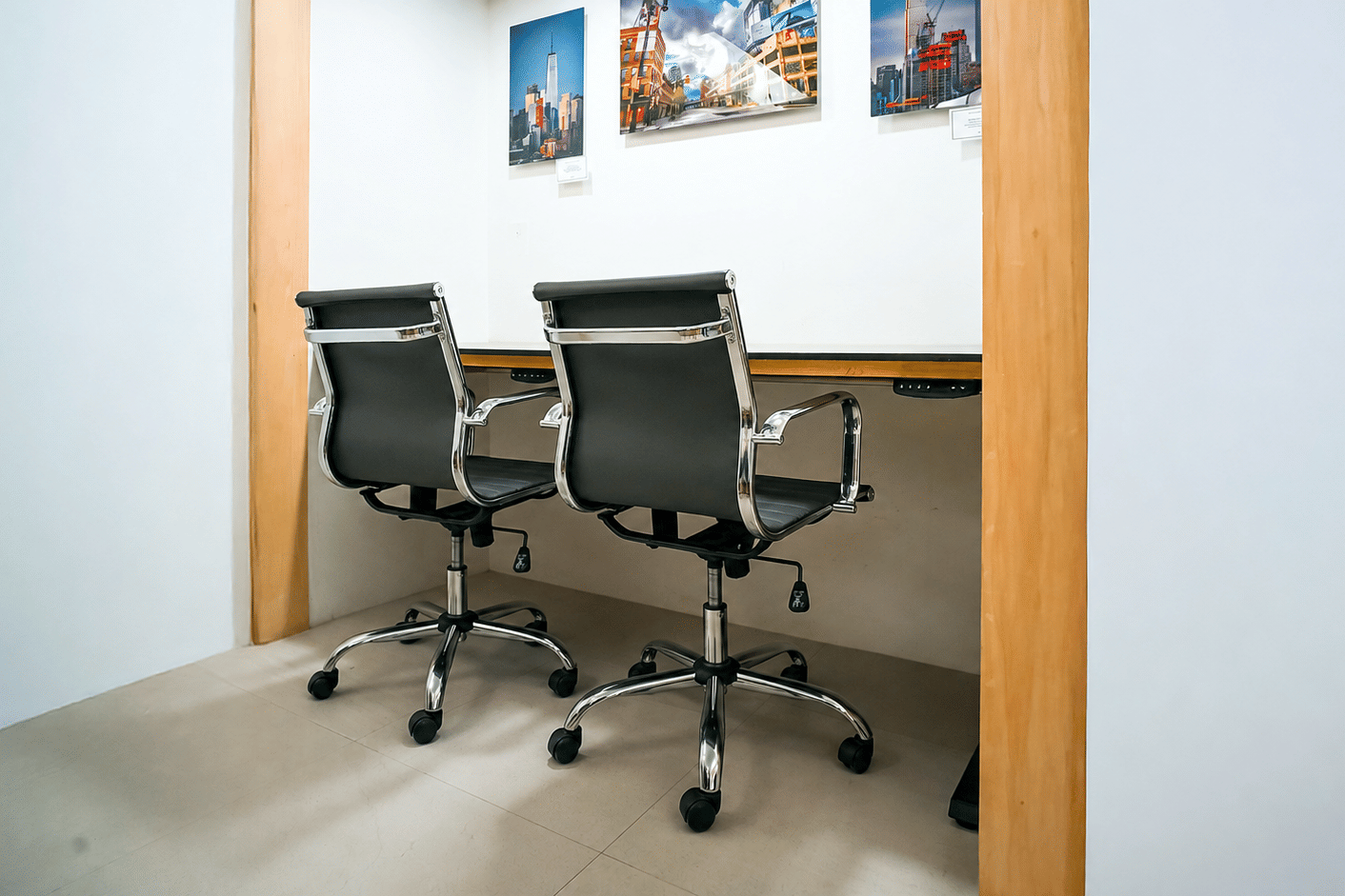 Pietra Alcove – Art-Inspired Workspace for Two 1