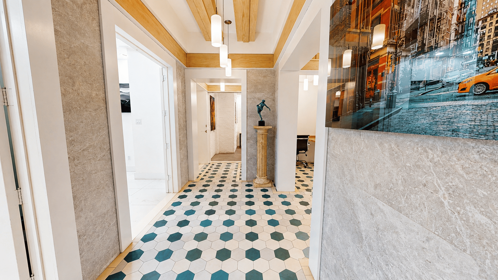 Serpentine Alcove: Focused Work Alcove for Two 4