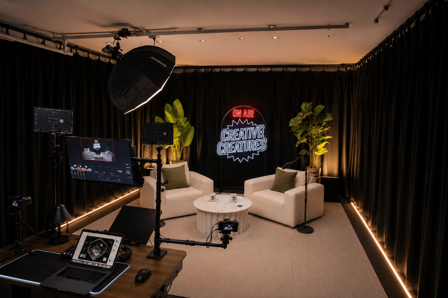 Creative Creatures Podcast Studio 1