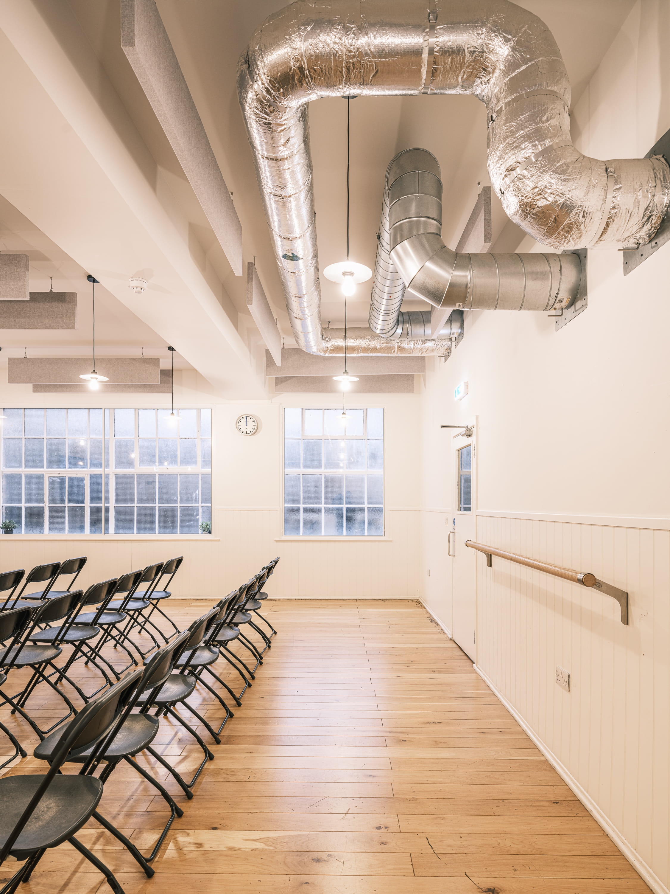 Fleet Room: Blank Canvas, 40-person event space with 65" Screen 4