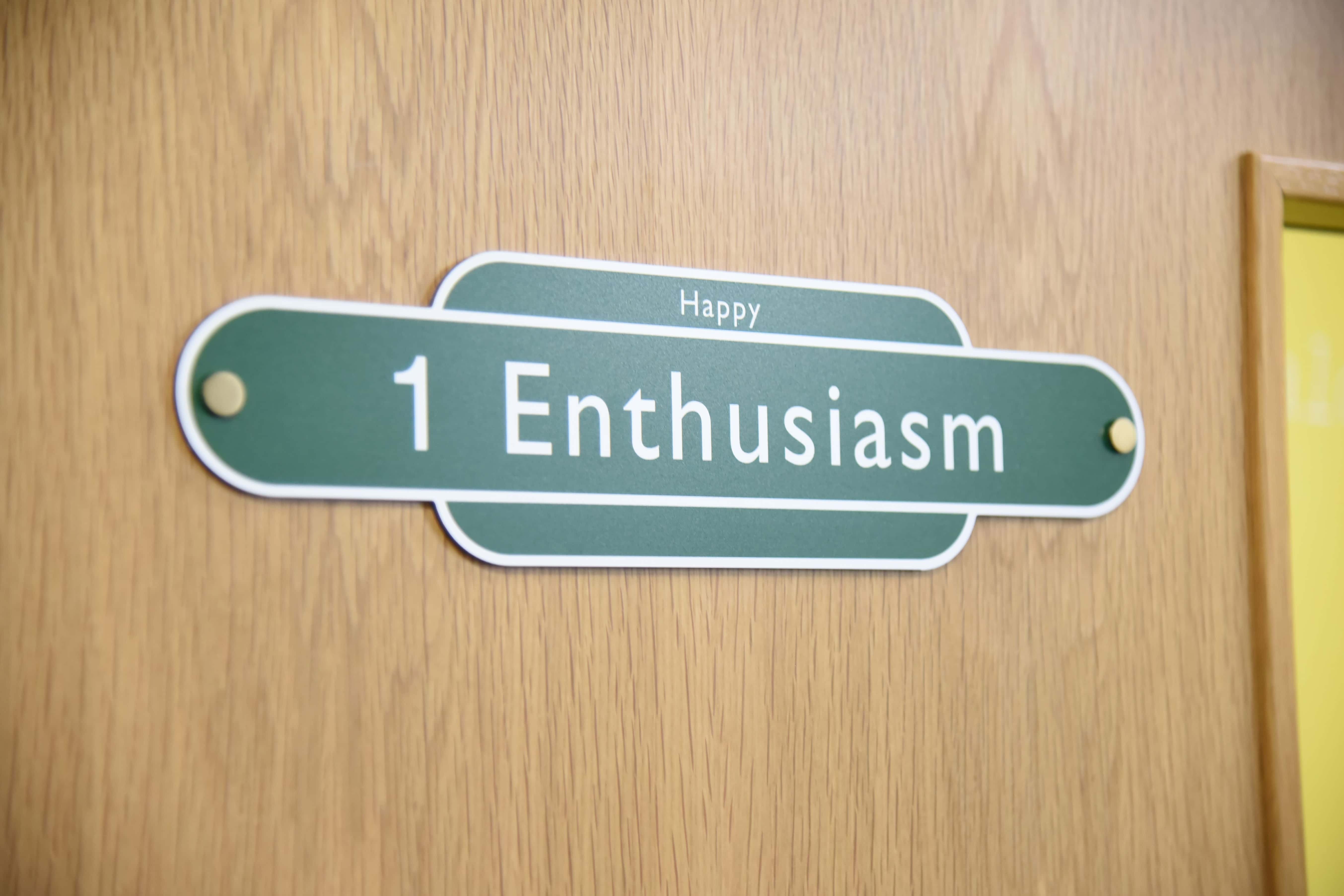 Room 1, Enthusiasm 8