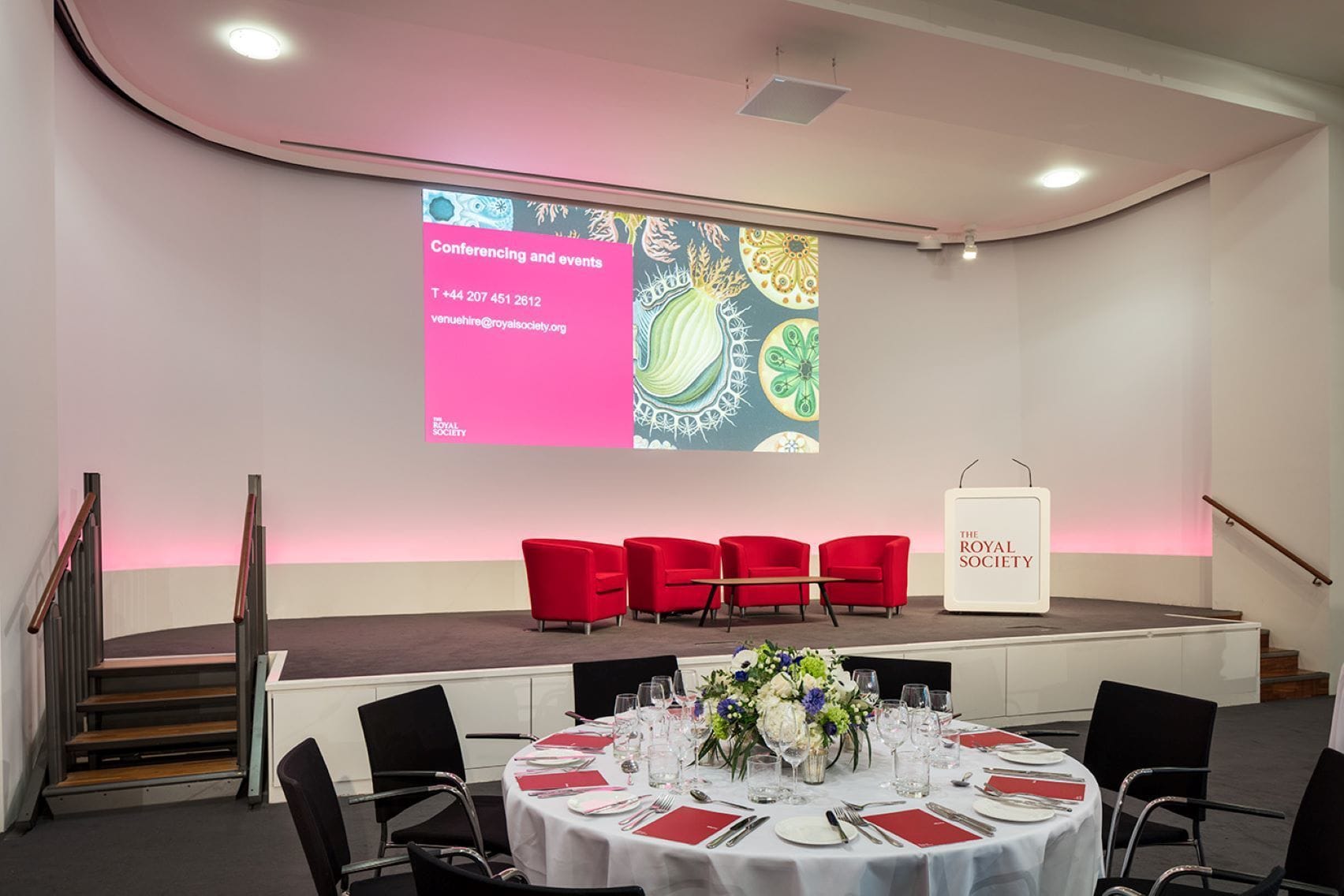 The Wellcome Trust Lecture Hall.