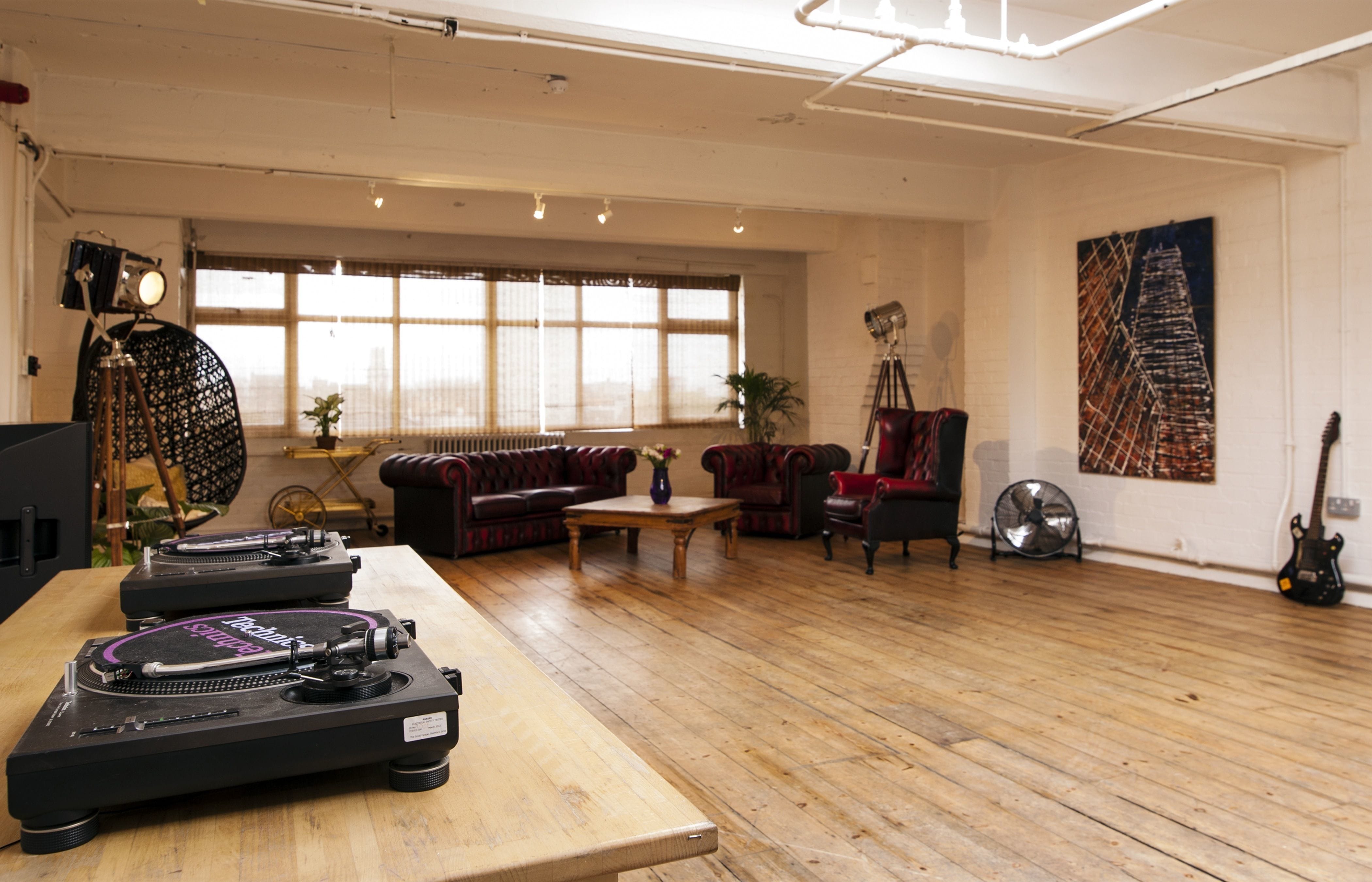 4th Floor (two adjoining studios with roof top terrace)  4