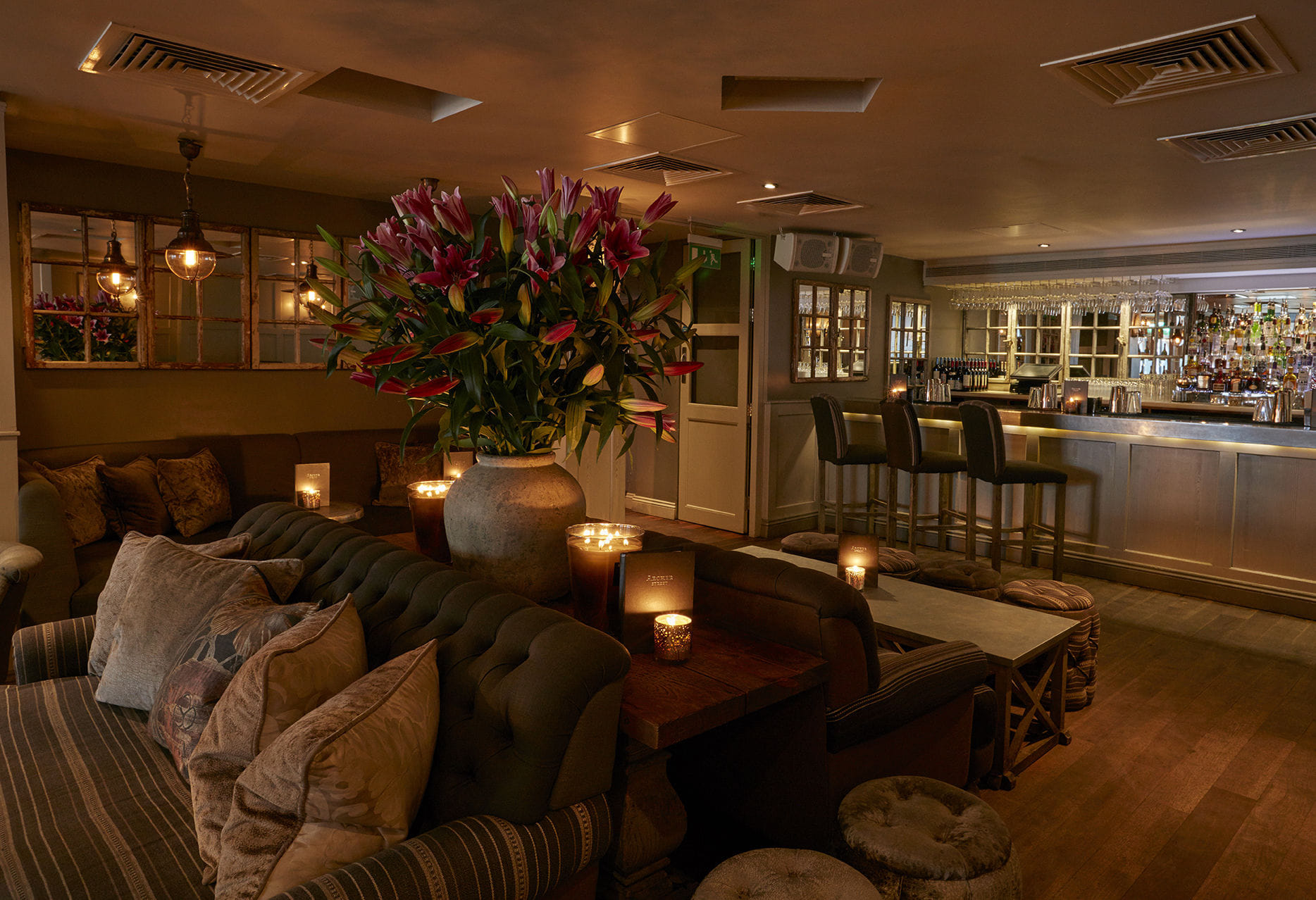 Archer Street Soho Lower ground floor bar