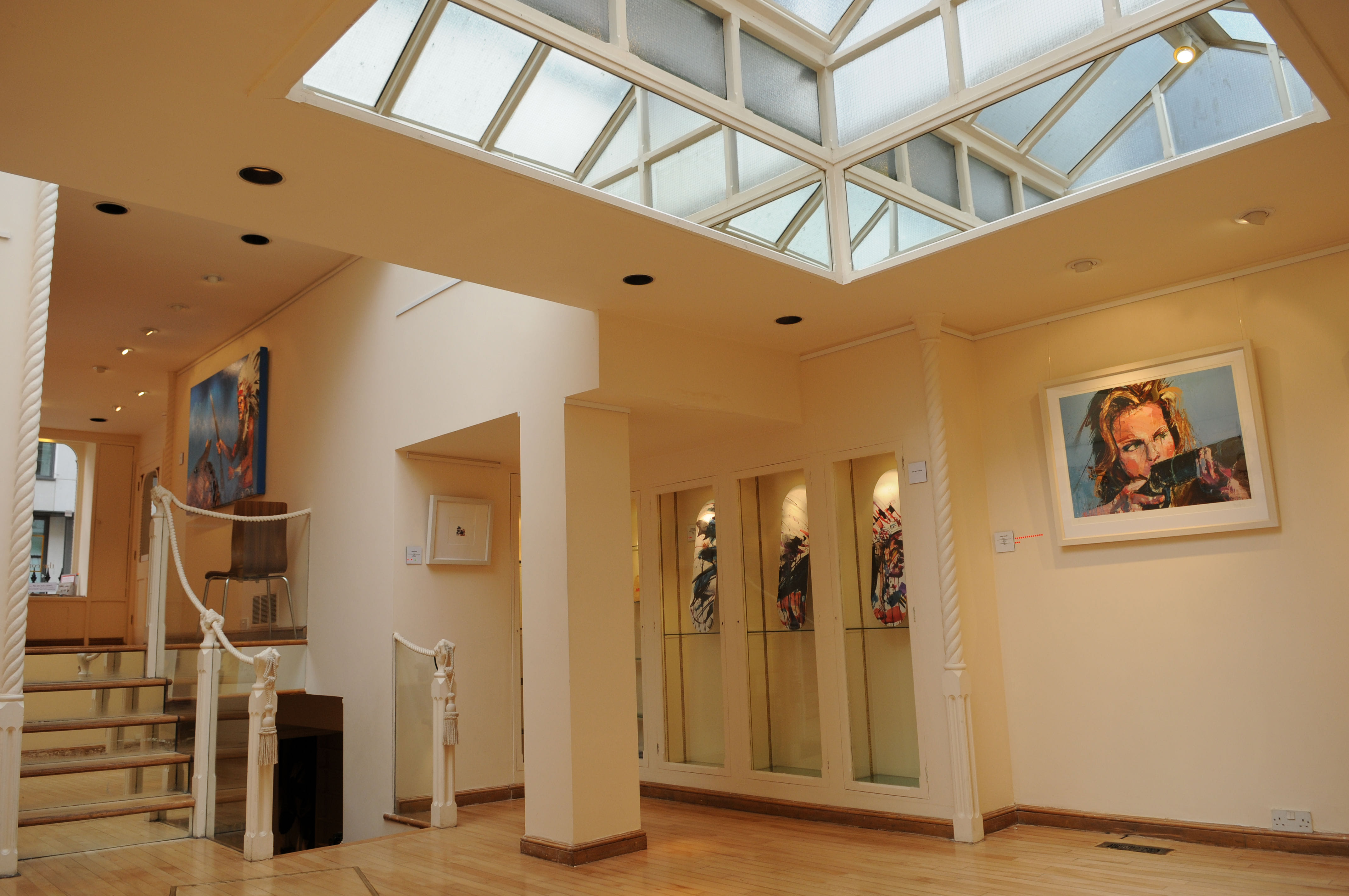 Three Adjoining Gallery Display Rooms 3