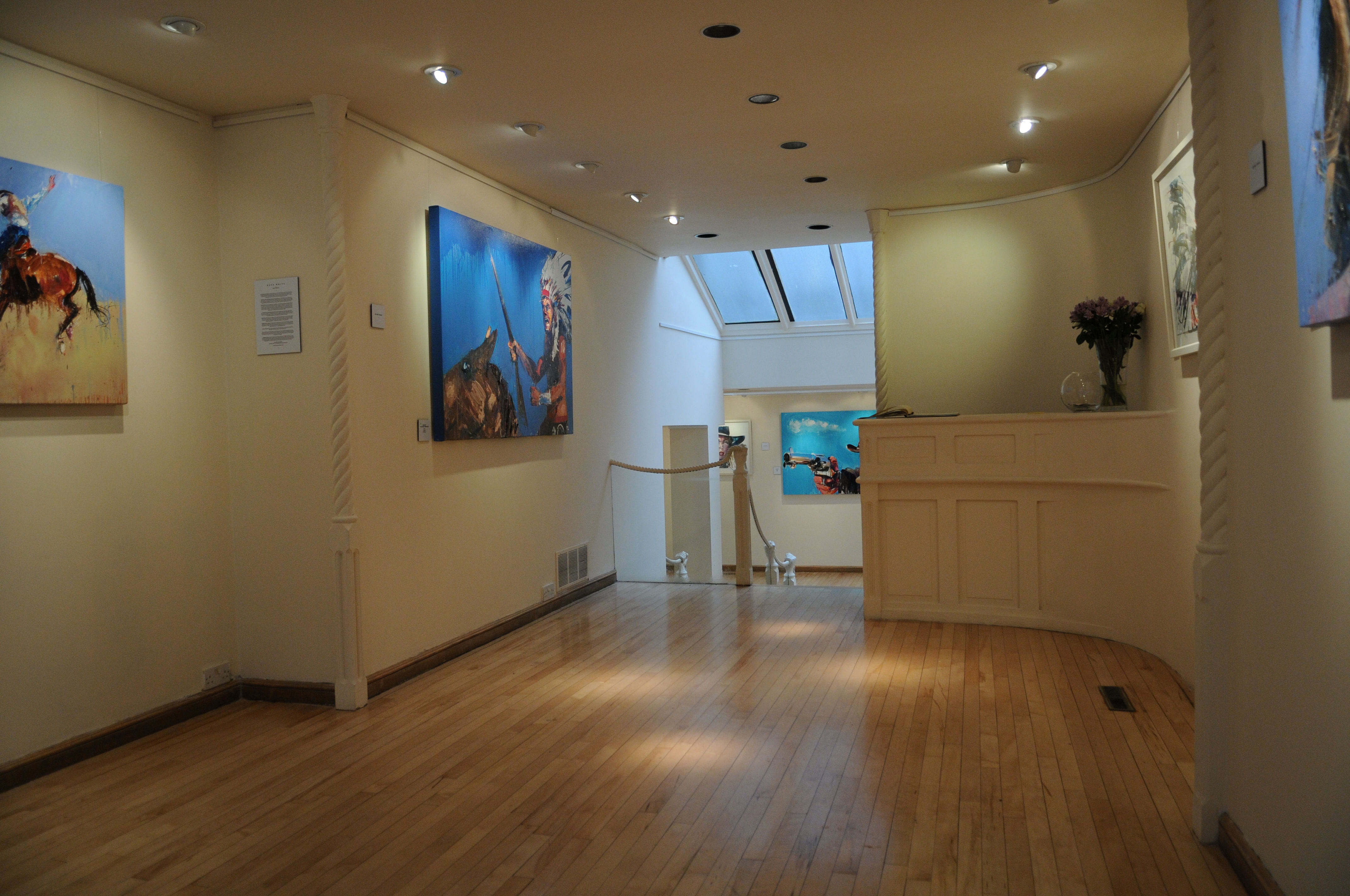 Three Adjoining Gallery Display Rooms 7