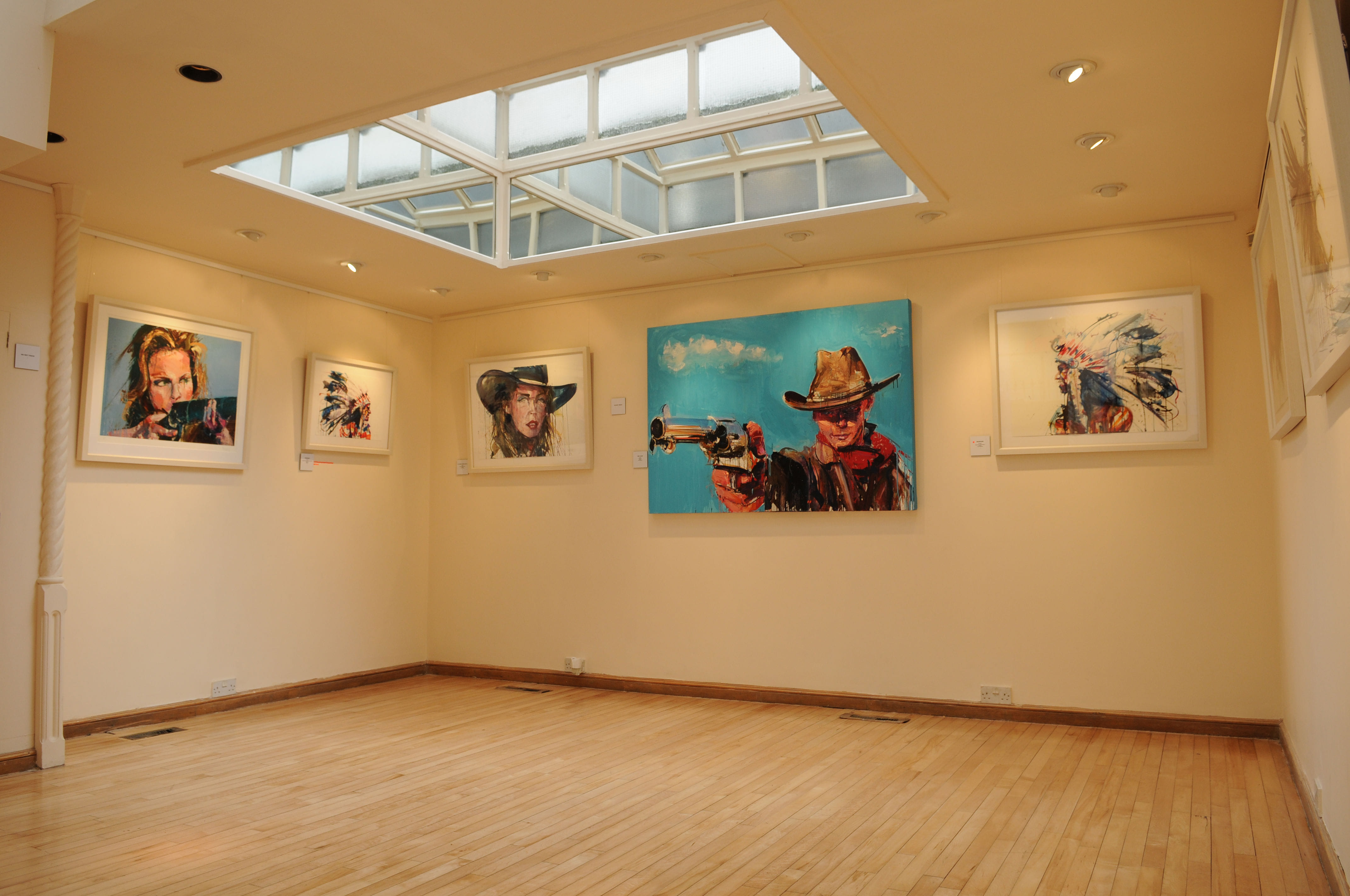 Three Adjoining Gallery Display Rooms 8