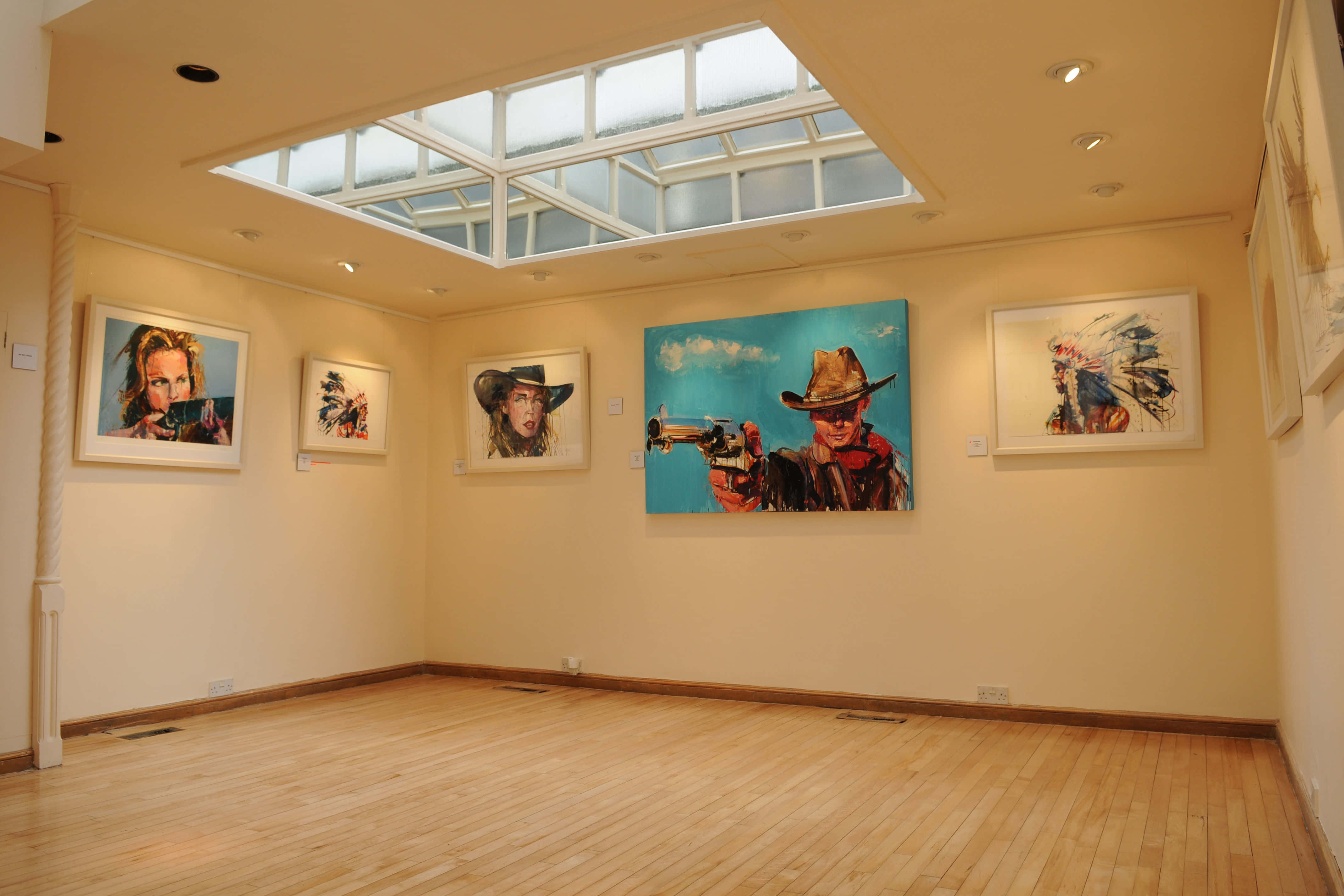 Three Adjoining Gallery Display Rooms 8