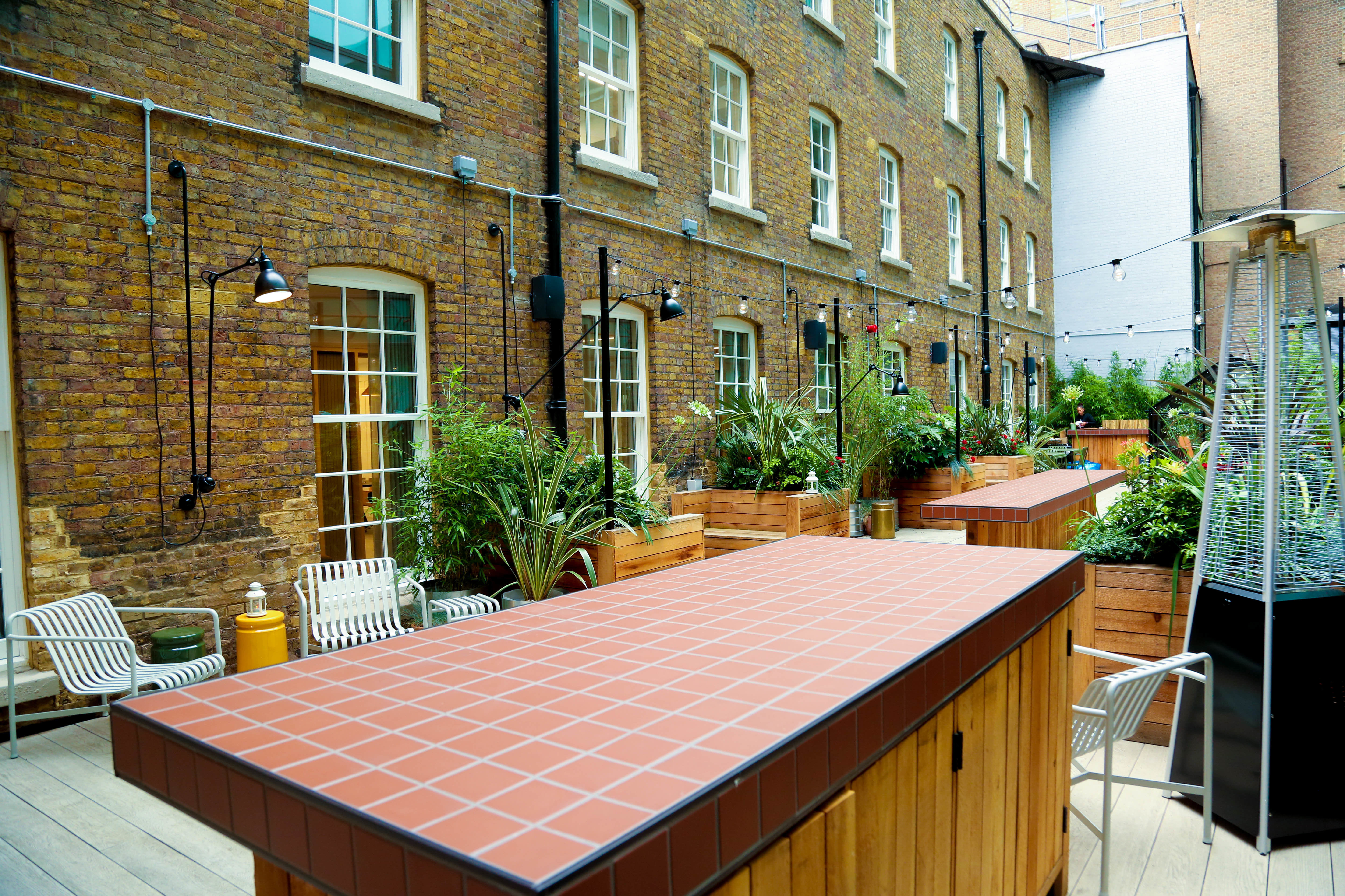 Wimpole Courtyard Terrace 1