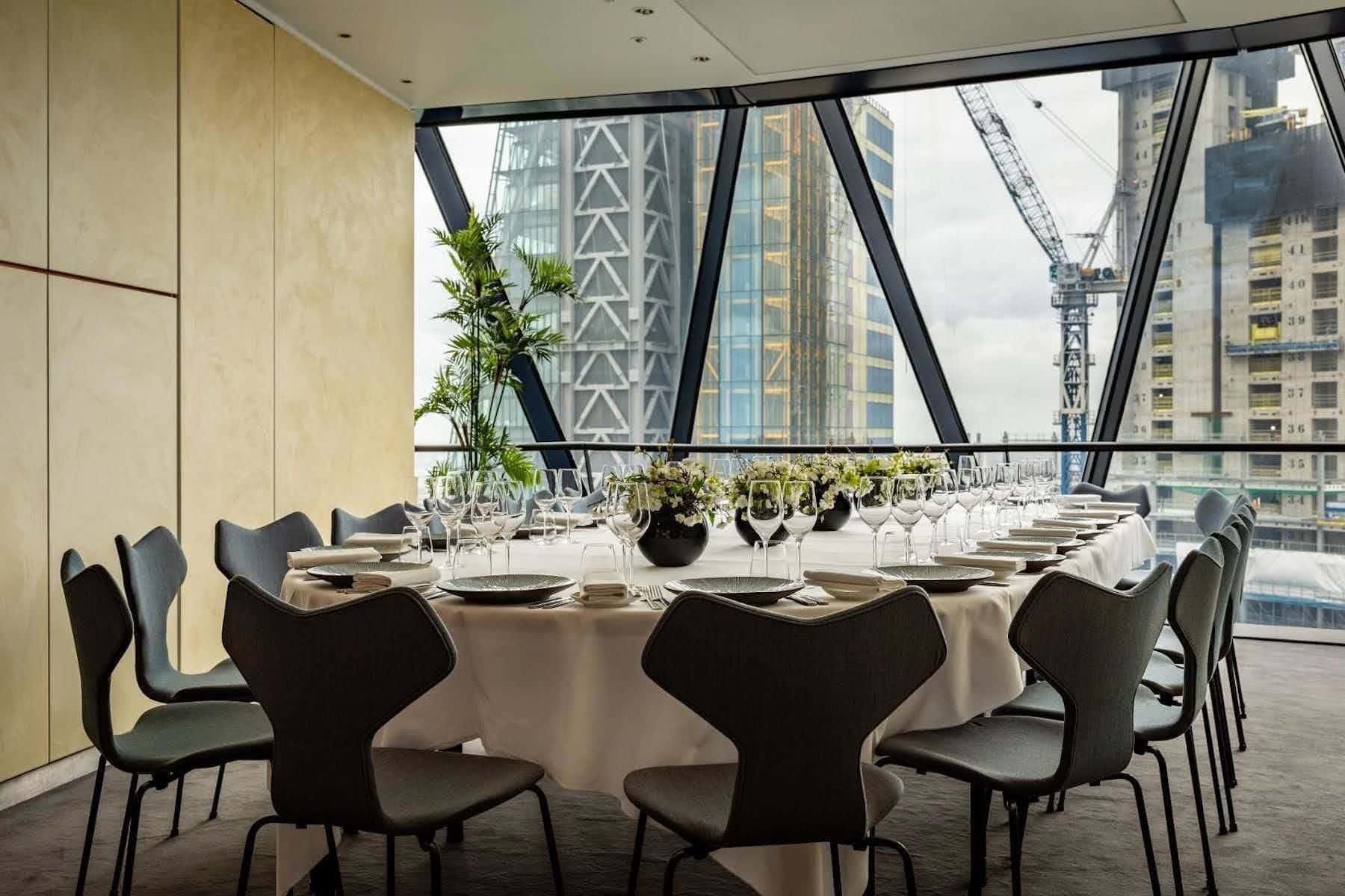 Christmas Private Dining at The Gherkin 3D tour