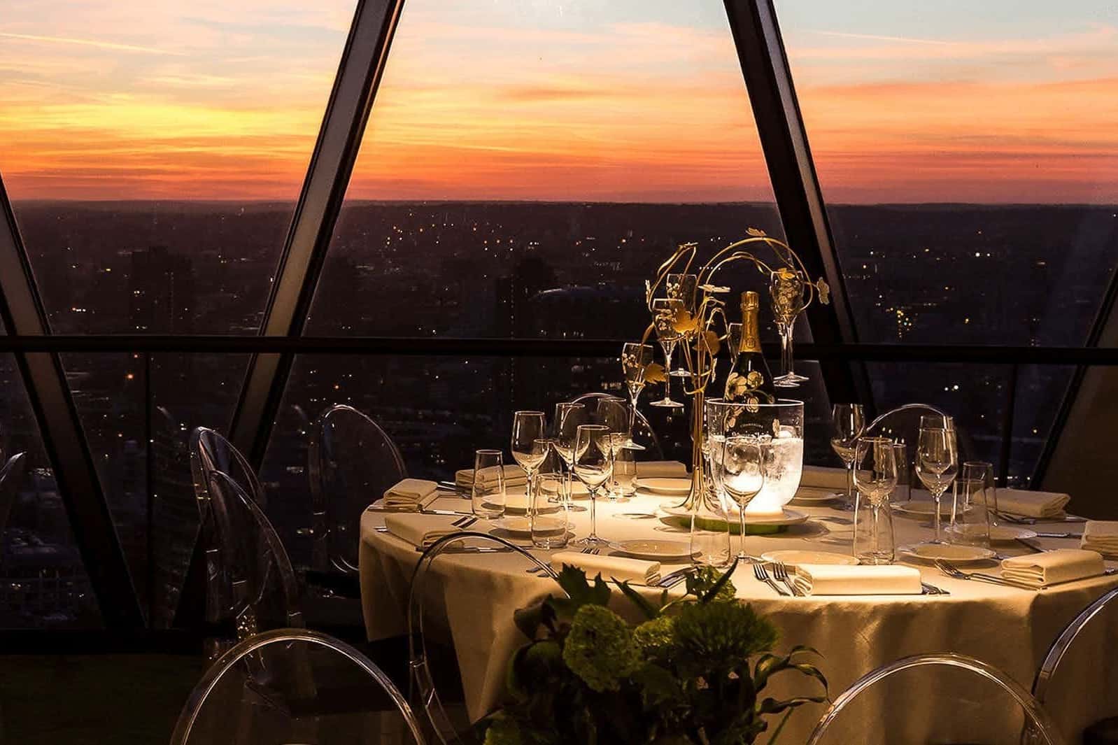 Christmas Private Dining at The Gherkin 2